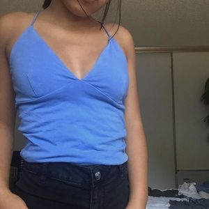 Blue tank top